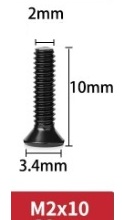 Болт M2 x 10.0 мм (10 шт)